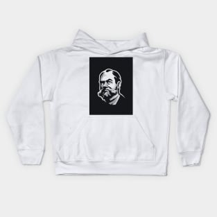 Products printed with portraits of famous personalities around the world Kids Hoodie